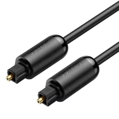   UGREEN AV122 Toslink audio optikai kábel, aranyozott, 1,5m (fekete)