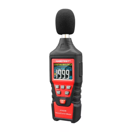 Habotest HT622B digitális decibelmérő, USB, A/C