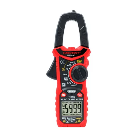 Habotest HT206D digitális bilincsmérő True RMS, NCV, LPF