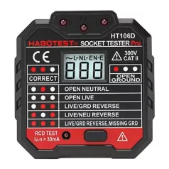 Habotest HT106D aljzatvizsgáló digitális kijelzővel