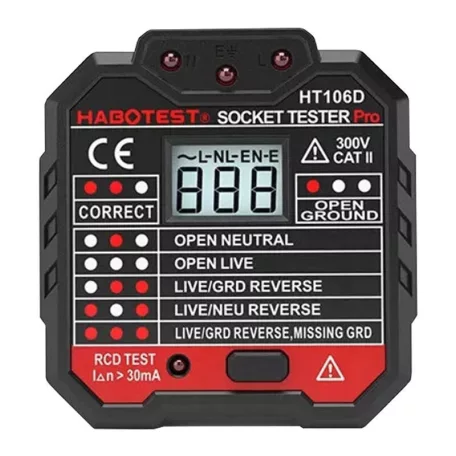 Habotest HT106D aljzatvizsgáló digitális kijelzővel