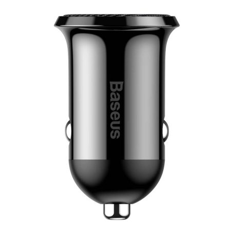 Baseus Grain Pro 2x USB 4.8A autós töltő (fekete)