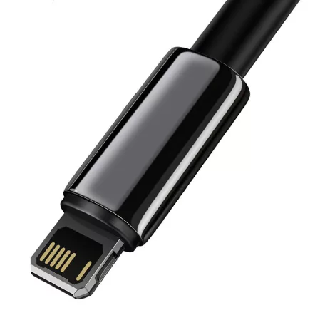 Baseus Tungsten Gold USB-Lightning kábel, 2,4A, 2m (fekete)