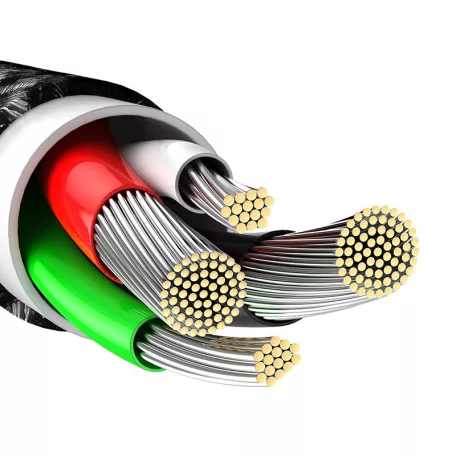 Baseus Tungsten Gold USB-Lightning kábel, 2,4A, 2m (fekete)