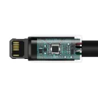 Baseus Tungsten Gold USB-Lightning kábel, 2,4A, 2m (fekete)