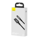 Baseus Tungsten Gold USB-Lightning kábel, 2,4A, 2m (fekete)