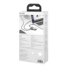 Baseus Metal Gleam Series 4 az 1-ben hub, USB-C - USB 3.0 + USB 2.0 + HDMI + USB-C PD (szürke)