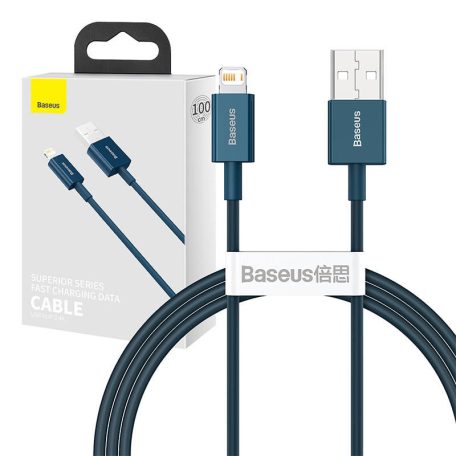 Baseus Superior Series USB-Lightning kábel, 2,4A, 1 m (kék)