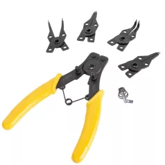   Deli Tools Seger fogó (készlet) EDL104506, 6" (sárga)