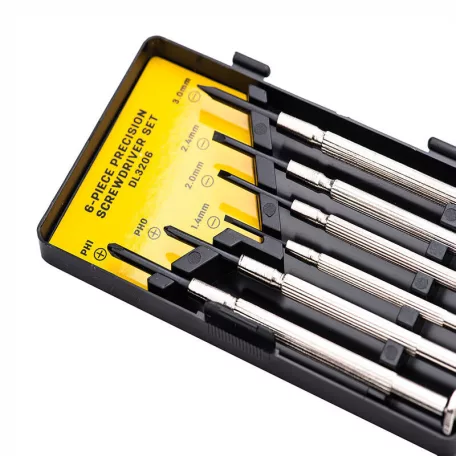 Deli Tools precíziós csavarhúzó készlet EDL3206, 6 db
