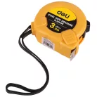 Deli Tools tekercselt mérőszalag EDL9003B, 3m/16mm (sárga)