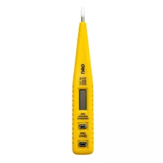 Deli Tools EDL8003 feszültségvizsgáló 12-250V (sárga)