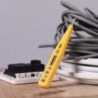 Deli Tools EDL8003 feszültségvizsgáló 12-250V (sárga)