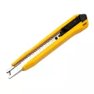 Deli Tools elszakítható kés EDL009B, SK4, 9mm (sárga)