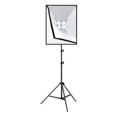   Stúdió szett Puluz LED softbox 50x70cm, állvány, LED izzók 4 db PU5071EU
