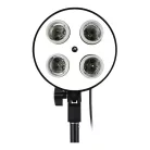 Stúdió szett Puluz LED softbox 50x70cm, állvány, LED izzók 4 db PU5071EU