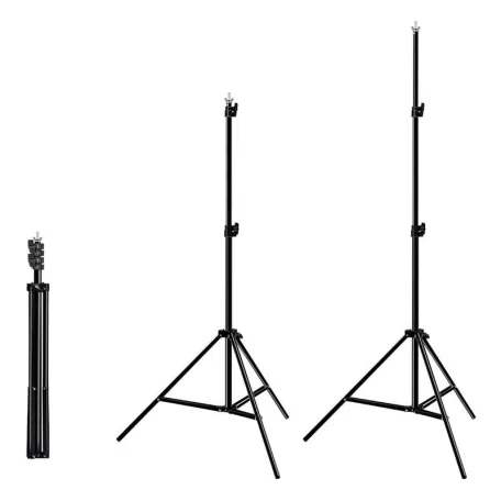 Fotóháttér szett/állvány Puluz 2x2m + fotóháttér 3 db PKT5204