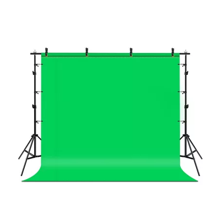 Puluz 2x3 m-es fotóháttér-rögzítő készlet/állvány + 3 db fotóháttér PKT5205