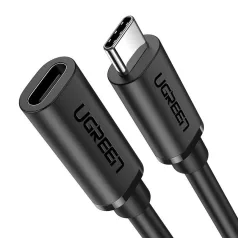   UGREEN USB-C 3.1 Gen2 hosszabbító kábel, 4K, 100W, 1m (fekete)