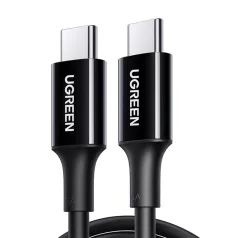   UGREEN USB-C – USB-C US300 kábel, 100 W, 5 A, 2 m (fekete)