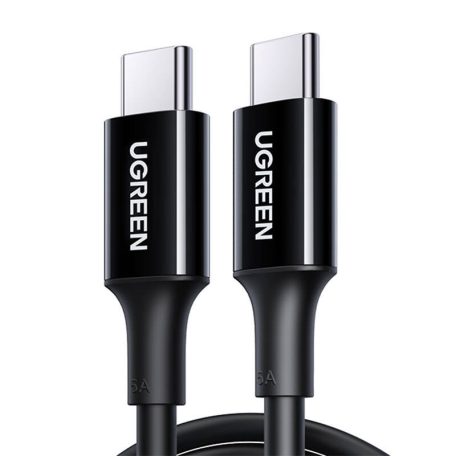 UGREEN US300 USB-C-USB-C kábel, 100W, 5A, 1m (fekete)
