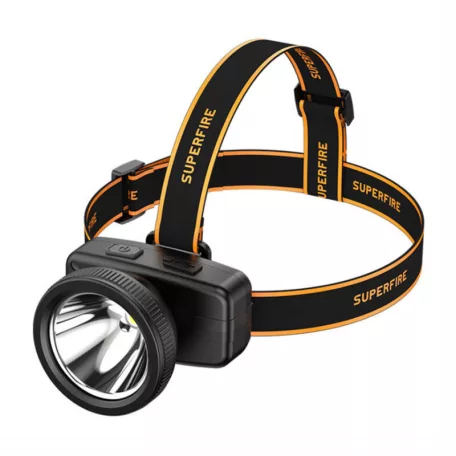 Fejlámpa Superfire HL55 – 150 lm, USB-C, 4 mód, 270 m
