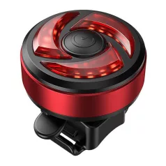   Hátsó kerékpárlámpa Superfire BTL02 – USB, 330 mAh, 3 mód