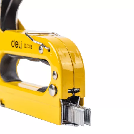 Kárpitos tűzőgép Deli Tools EDL1313 (sárga)