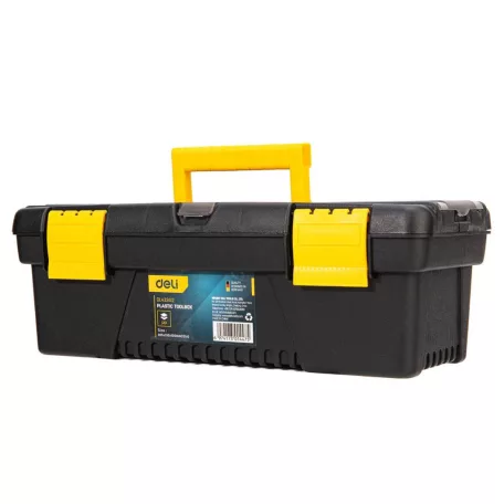 Deli Tools szerszámosláda EDL432412, 12'' (sárga)