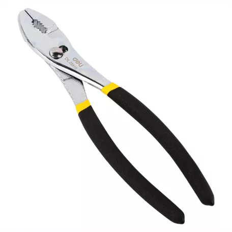 Deli Tools krimpelő fogó EDL25510, 10'' (fekete és sárga)