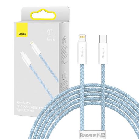 Baseus Dynamic Series USB-C-Lightning kábel, 20 W, 2 m (kék)