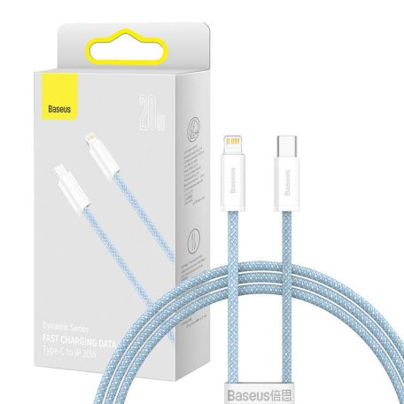 Baseus Dynamic Series USB-C-Lightning kábel, 20 W, 1 m (kék)