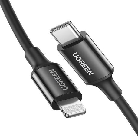 UGREEN US171 USB-C Lightning kábel, 36W, 1m (fekete)