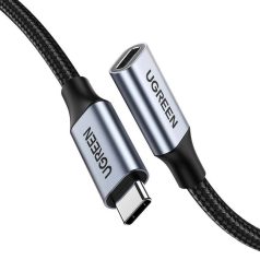   UGREEN  US372 USB-C 3.1 Gen2 hosszabbító kábel, 4K, 100W, 0,5 m (fekete)