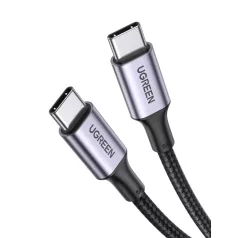 UGREEN US316 USB-C-USB-C kábel, 100W, 1,5 m (fekete)