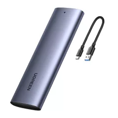UGREEN CM400 M.2 B-Key merevlemez ház, NGFF, SATA (szürke)