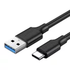 UGREEN US184 USB és USB-C 3.0 kábel, 2 m (fekete)