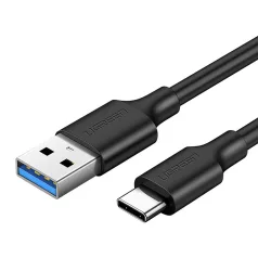 UGREEN US184 USB és USB-C 3.0 kábel, 2 m (fekete)