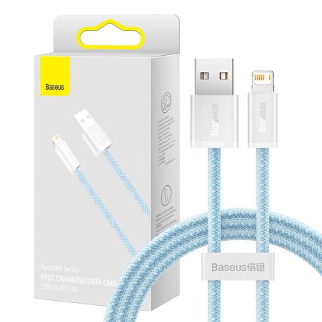 USB-kábel a Lightning Baseus Dynamic, 2,4A, 1m (kék)