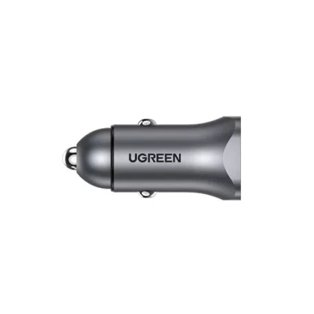 UGREEN CD130 autós töltő, USB-A+PD 3.0, USB-C, QC3.0 30W (szürke)