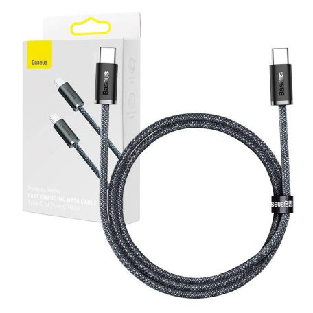 USB-C – USB-C Baseus Dynamic Series kábel, 100W, 1m (szürke)