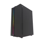 Darkflash DK151 LED-es számítógépház + 3 RGB ventilátor (fekete)