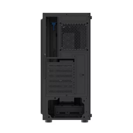 Darkflash DK151 LED-es számítógépház + 3 RGB ventilátor (fekete)