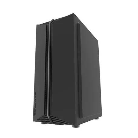 Darkflash DK151 LED-es számítógépház + 3 RGB ventilátor (fekete)