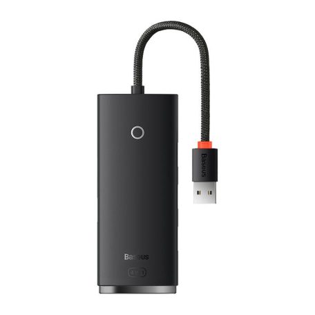 Baseus Lite Series 4 az 1-ben USB - 4x USB 3.0 hub, 25 cm (fekete)