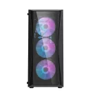 Darkflash DK352 Plus számítógépház + 4 ARGB ventilátor (fekete)