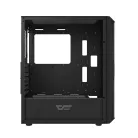 Darkflash DK352 Plus számítógépház + 4 ARGB ventilátor (fekete)