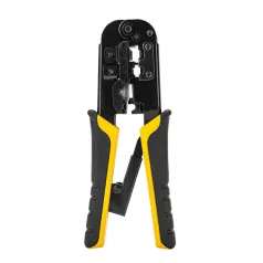   Deli Tools Ethernet csatlakozó krimpelő fogó EDL4971, 4/6/8P, RJ45/RJ14/RJ12/RJ9