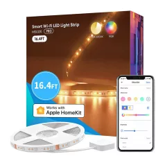   RGBWW Wi-Fi intelligens LED szalag 5 méter Meross MSL320 (Homekit)