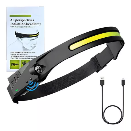 Fejlámpa Superfire HL65 – 120 lm, USB-C, 5 mód, 30 m
